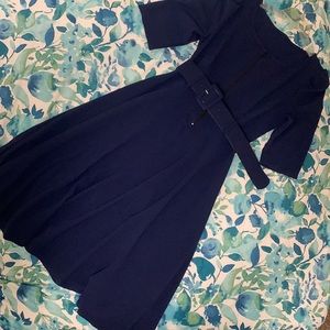 Navy blue dress